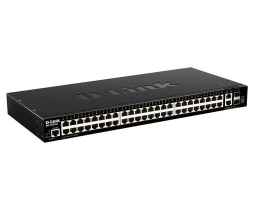 D-Link DGS 1520-52 - Switch - L3 - smart - 48 x 10/100/1000 + 2 x 10 Gigabit Ethernet + 2 x 10 Gigabit SFP+ - rack-mountable