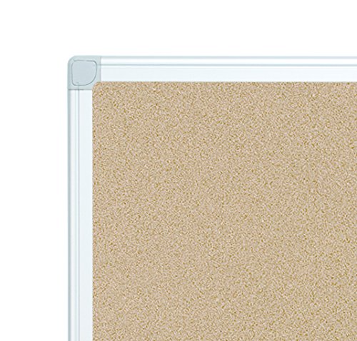 Best Value Earth-it Bi-Office Notice Board Cork with Aluminium Frame W900xH600mm Ref CA031790