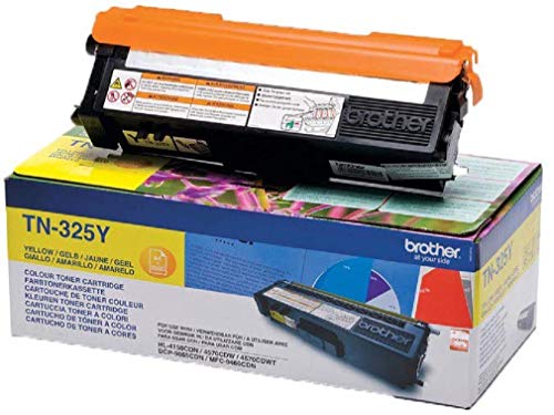 Brother TN325Y - Yellow - original - toner cartridge - for Brother DCP-9055, DCP-9270, HL-4140, HL-4150, HL-4570, MFC-9460, MFC-9465, MFC-9970