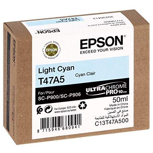 Epson Light Cyan T47A5 Pro10 Ink Ca 50Ml