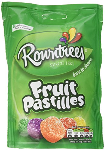 Rowntrees Fruit Pastilles Sweets Sharing Pouch 143g 12466090