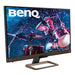 BenQ EW3280U - LED monitor - 32" - 3840 x 2160 4K UHD (2160p) @ 60 Hz - IPS - 400 cd/m - 1000:1 - 5 ms - 2xHDMI, DisplayPort, USB-C - speakers with subwoofer - black, metallic brown