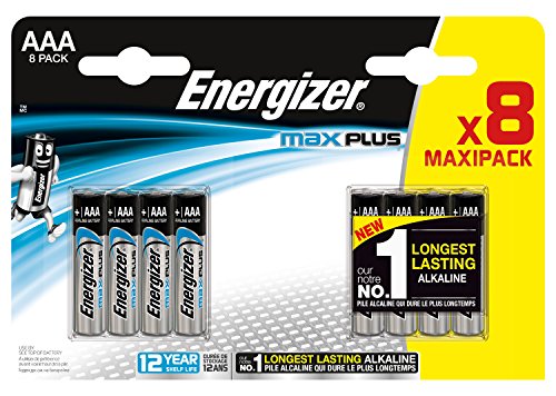 Best Value Energizer E301322500Max Plus Micro AAA Batteries Pack of 8Chrome