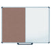 Viking Wall Mountable Combination Board 1200 x 900mm Brown & White