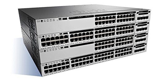 Cisco Catalyst 3850-12S-E - Switch - L3 - Managed - 12 x Gigabit SFP - desktop, rack-mountable - refurbished