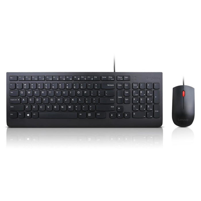 Best Value LENOVO 4X30L79883 Essential Wired Combo - Keyboard and mouse set - USB - English - US - for ThinkCentre M71X ThinkPad P51 P71 ThinkStation P320 V310 V320-15 V520-15 V520S-08 - (Laptops > Laptop Dockin