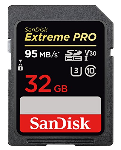 SanDisk Extreme Pro - Flash memory card - 32 GB - Video Class V30 / UHS Class 3 / Class10 - 633x - SDHC UHS-I