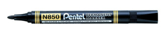 Best Value Pentel Permanent Markers Bullet Point - Black (Pack of 12)