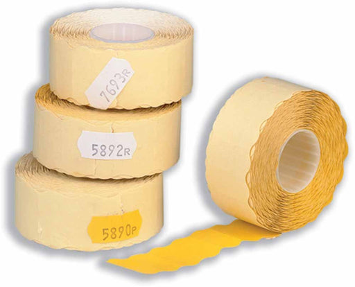 Best Value Avery Labels for Labelling Gun 1-Line Removable Yellow 12x26mm 1500 per Roll Ref YR1226 [Pack of 10]