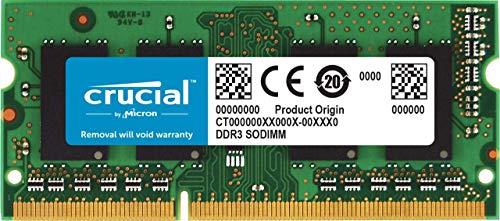 Crucial - DDR3L - module - 4 GB - SO-DIMM 204-pin - 1600 MHz / PC3-12800 - CL11 - 1.35 V - unbuffered - non-ECC