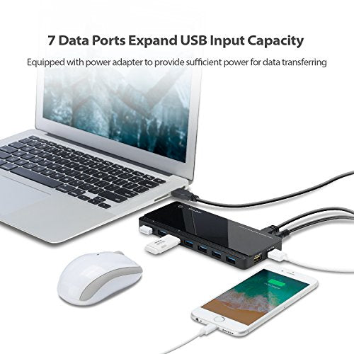 TP-Link USB 3.0 7-Port Hub with 2 Charging Ports - UH720