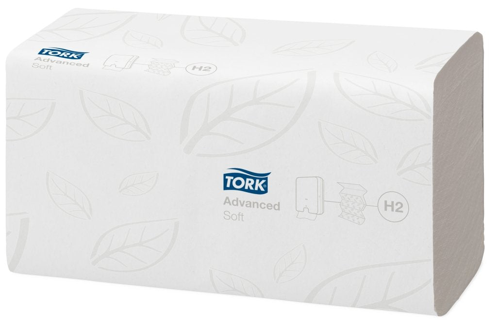 Best Value Tork Xpress Multifold Hand Towels 120288 - H2 Advanced Folded Paper Towels for Dispenser - Absorbent, Tear-Resistant, Large, 2-Ply, White - 21 x 136 Sheets