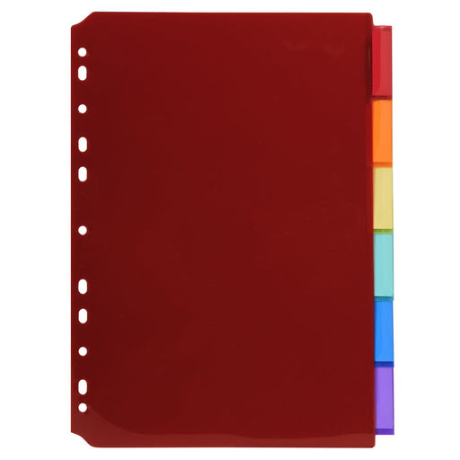 Best Value Exacompta PP Dividers, A4, 6 Parts - Multi-coloured