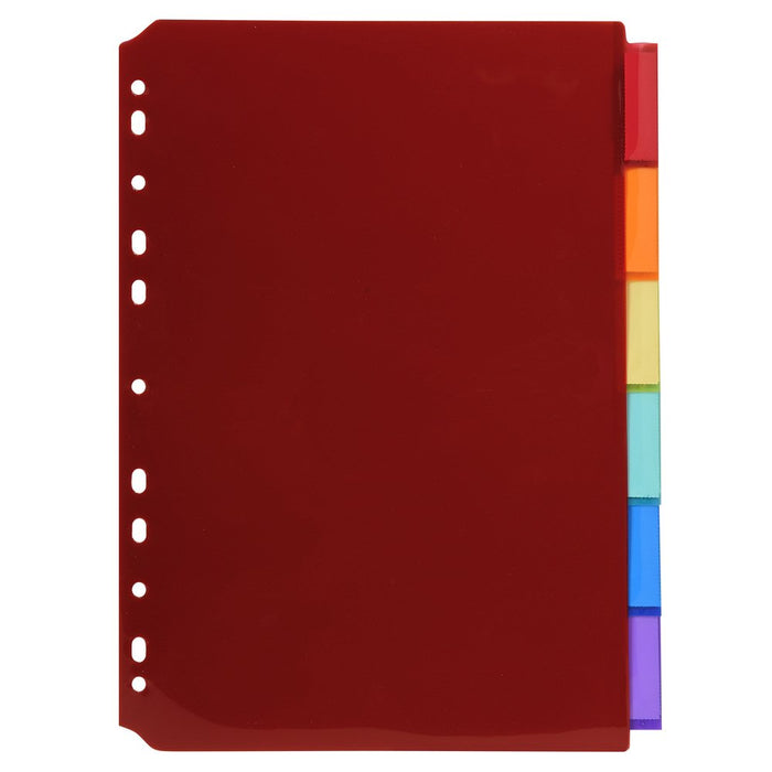 Best Value Exacompta PP Dividers, A4, 6 Parts - Multi-coloured