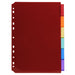 Best Value Exacompta PP Dividers, A4, 6 Parts - Multi-coloured