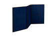 Bi-Office Exhibition System Floor Standing Display Board 3 Panel DSP330513 600 x 900mm Blue, Grey