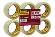 Best Value Scotch Heavy Duty Packaging Tape, 50 x 66 mm, Clear, 6 Rolls