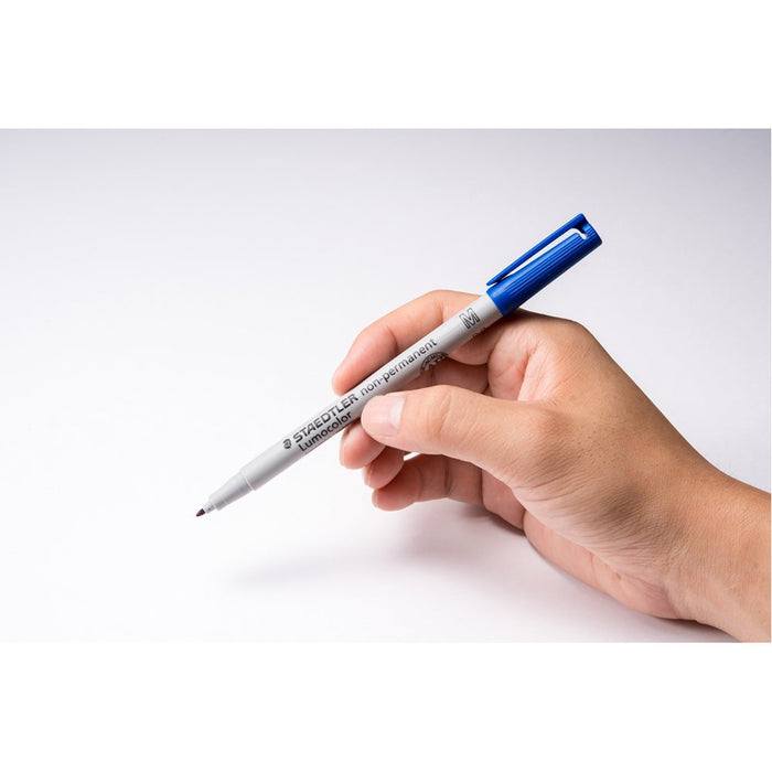 Best Value Staedtler Lumocolor 013267 Non-Permanent Pen 315-3 Medium 1.0 mm Line - Pack of 10, Blue