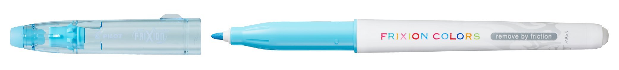 Best Value Pilot Frixion Colors Erasable Fibre Tip Colouring Pen - Light Blue, Pack of 12