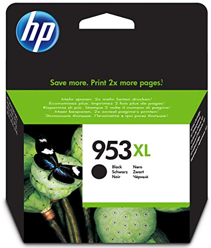 HP 953XL - 42.5 ml - High Yield - black - original - ink cartridge - for Officejet Pro 77XX, 82XX, 87XX