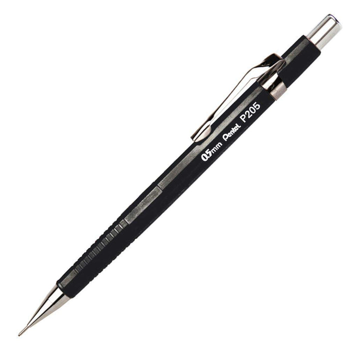 Best Value Pentel P205-A Mechanical Pencil Sharp 4 mm Lead, 0.5 mm, HB, Black