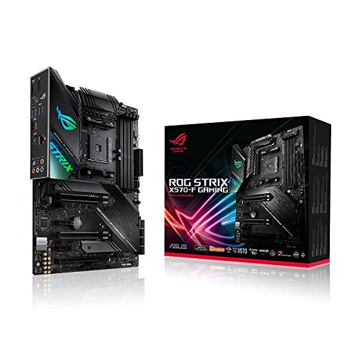 ASUS ROG Strix X570-F Gaming - Motherboard - ATX - Socket AM4 - AMD X570 - USB-C Gen2, USB 3.2 Gen 1, USB 3.2 Gen 2 - Gigabit LAN - onboard graphics (CPU required) - HD Audio (8-channel)