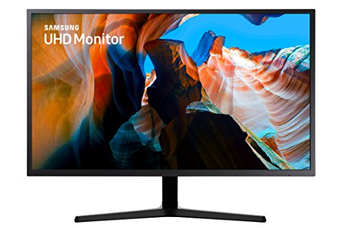 Samsung U32J590UQR - UJ59 Series - LED monitor - 32" (31.5" viewable) - 3840 x 2160 4K @ 60 Hz - VA - 270 cd/m - 3000:1 - 4 ms - 2xHDMI, DisplayPort - dark grey/blue