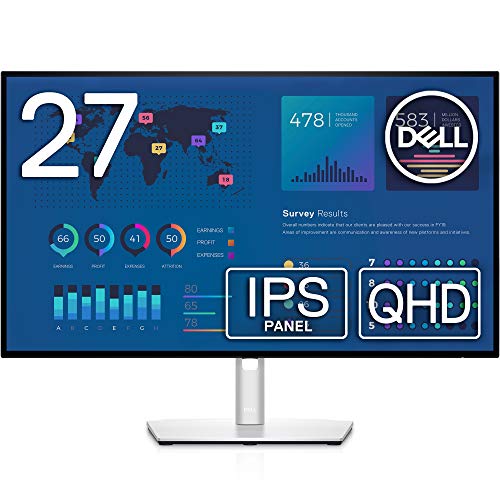 Dell UltraSharp U2722D - LED monitor - 27" - 2560 x 1440 QHD @ 60 Hz - IPS - 350 cd/m - 1000:1 - 5 ms - HDMI, DisplayPort - with 3 years Advanced Exchange Service