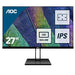 AOC 27V2Q - LED monitor - 27" - 1920 x 1080 Full HD (1080p) @ 75 Hz - IPS - 250 cd/m - 1000:1 - 5 ms - HDMI, DisplayPort