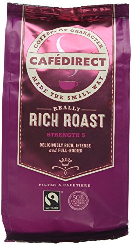 Best Value Cafdirect Intense Roast Fairtrade Ground Coffee 227g (Pack of 3)