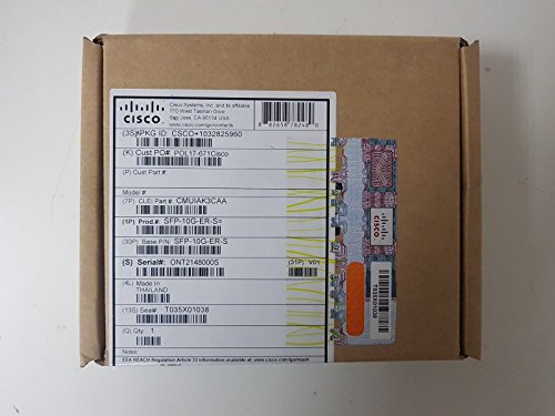 Cisco S-Class - SFP+ transceiver module - 10 GigE - 10GBase-ER - LC/PC single-mode - up to 40 km - 1550 nm - for Cisco Unified Port Expansion Module, Nexus 22XX, 3064, 31XX, 3548, 55XX, ONE Nexus 55XX