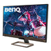 BenQ EW3280U - LED monitor - 32" - 3840 x 2160 4K UHD (2160p) @ 60 Hz - IPS - 400 cd/m - 1000:1 - 5 ms - 2xHDMI, DisplayPort, USB-C - speakers with subwoofer - black, metallic brown