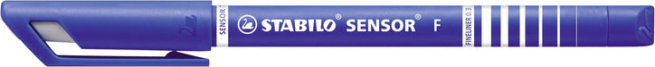 Best Value Fineliner - STABILO SENSOR F Box of 10 Blue