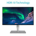 ASUS ProArt PA27AC - LED monitor - 27" - 2560 x 1440 WQHD @ 60 Hz - IPS - 400 cd/m - 5 ms - 3xHDMI, DisplayPort, USB-C - speakers - grey