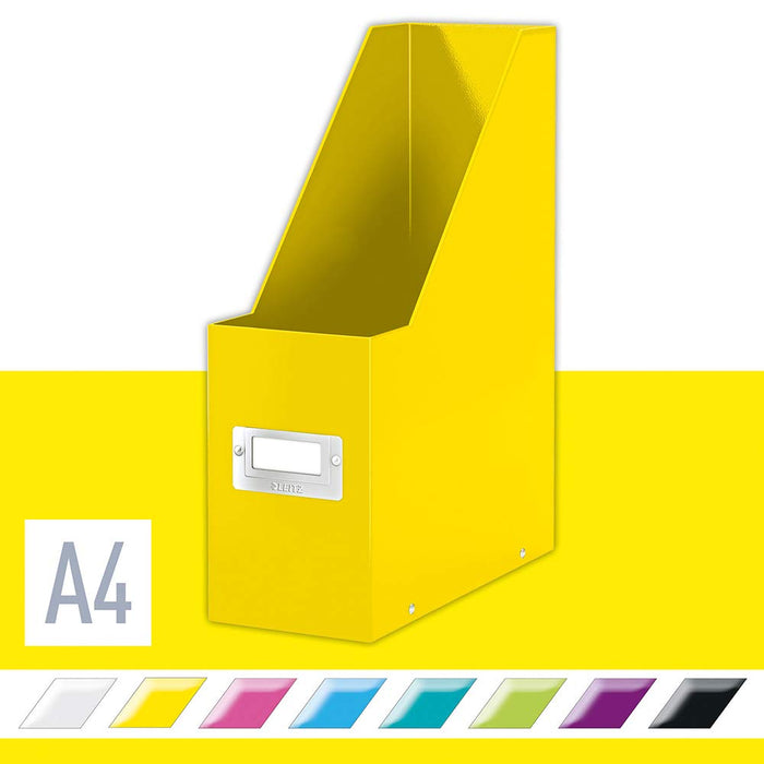 Best Value Leitz Magazine File, A4, Click and Store Range 60470016 - Yellow