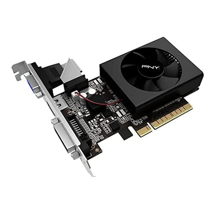 PNY GeForce GT 730 - Graphics card - GF GT 730 - 2 GB GDDR3 - PCIe 2.0 x8 low profile - DVI, D-Sub, HDMI