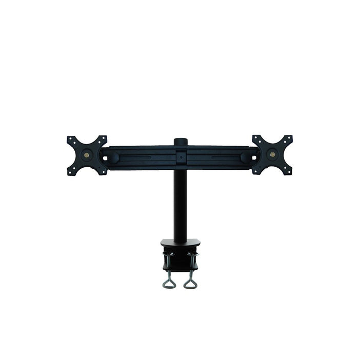 Best Value Newstar FPMA-D700D Tilt/Turn/Rotate Dual Desk Mount (clamp) for two 19-30" Monitor Screens, Height Adjustable - Black