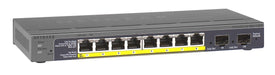 8-Port Gigabit Ethernet PoE Smart Switch w/2 Gigabit Fiber SFP