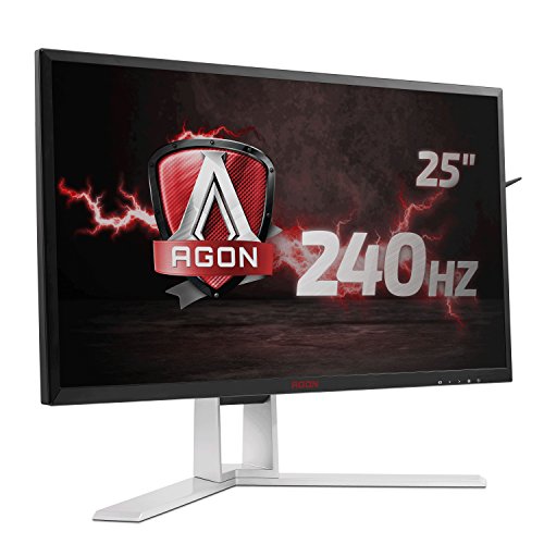 AOC Gaming AG251FZ - AGON Series - LCD monitor - 24.5" (24.5" viewable) - 1920 x 1080 @ 240 Hz - 400 cd/m - 1000:1 - 1 ms - 2xHDMI, DVI-D, VGA, DisplayPort, MHL - with Re-Spawned 4 Year Advance Replacement and Zero Dead Pixel Guarantee / 1 Year One-Time Accident Damage Exchange