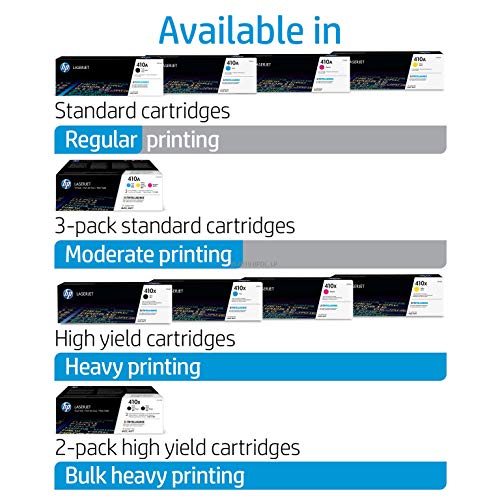 HP 410A - Black - original - LaserJet - toner cartridge (CF410A) - for Color LaserJet Pro M452, MFP M377, MFP M477