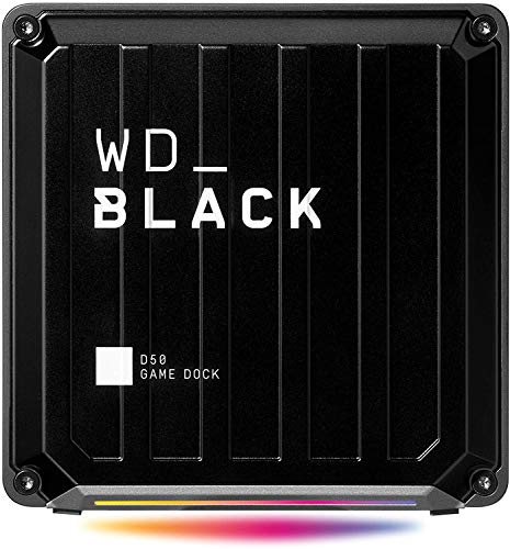 WD_BLACK D50 Game Dock WDBA3U0000NBK - Docking station - Thunderbolt 3 - DP, Thunderbolt - GigE - EMEA