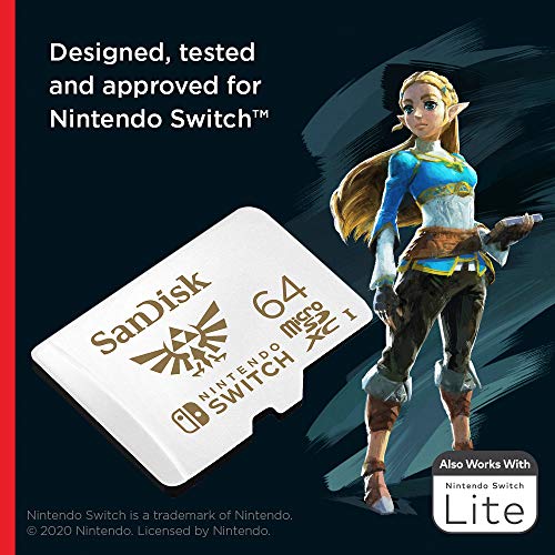 SanDisk Nintendo Switch 64GB Micro SD Card