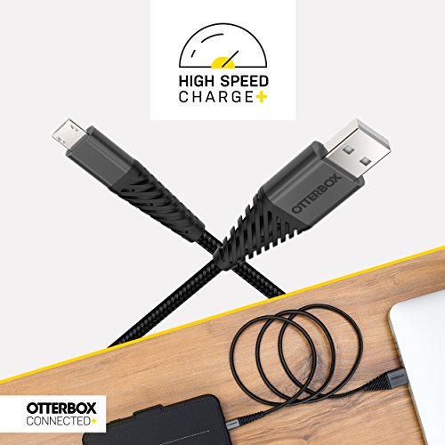 OtterBox - USB cable - USB (M) to Micro-USB Type B (M) - 2.4 A - 2 m