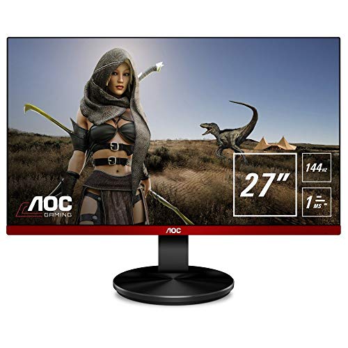 AOC Gaming G2790PX - LED monitor - 27" - 1920 x 1080 Full HD (1080p) @ 144 Hz - TN - 400 cd/m - 1000:1 - 1 ms - 2xHDMI, VGA, DisplayPort - speakers - with Re-Spawned 3 Year Advance Replacement and Zero Dead Pixel Guarantee / 1 Year One-Time Accident Damage Exchange