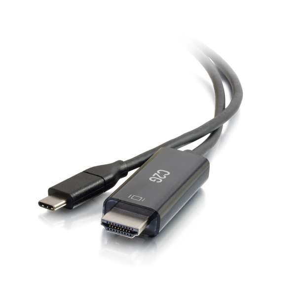 C2G 0,9 M USB-C auf HDMI 4K Video- und Audioadapter Geeignet für die Verwendung mit Galaxy S9/8+, MacBook Pro, iPad Pro, Google Pixel, Chromebook, Nexus, Huawei, Nintendo Switch und mehr