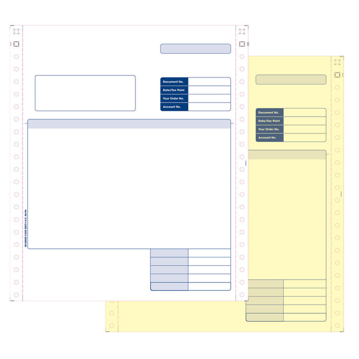 Custom Forms Sage 2 Part Dot Matrix Invoices (Pack of 1000) SE02