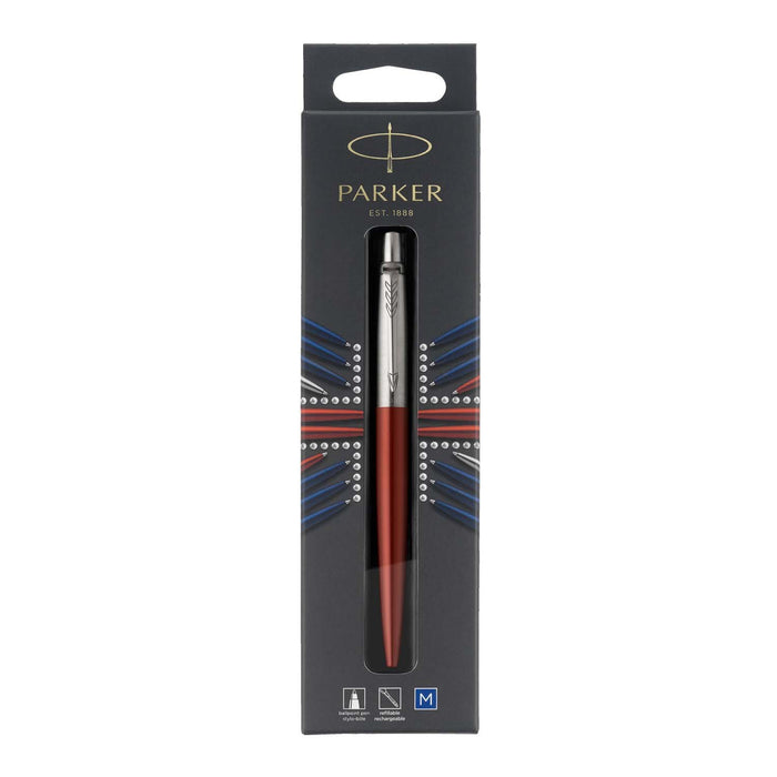 Best Value Parker Jotter Kensington Red CT Ballpoint Pen - Royal Blue Ink