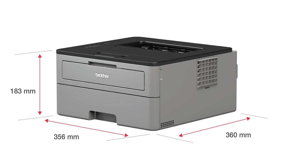 Best Value Brother HL-L2310D A4 Mono Laser Printer, PC Connected, Print and 2 Sided Printing