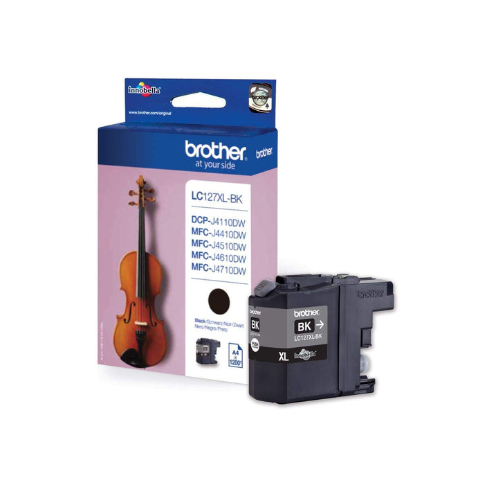 Best Value Brother LC-127XLBK Inkjet Cartridge, High Yield, Black, Brother Genuine Supplies