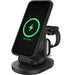 OtterBox - Wireless charging stand - 3-in-1 - black, radiant night - for Apple iPhone 12, 12 mini, 12 Pro, 12 Pro Max, 13, 13 mini, 13 Pro, 13 Pro Max